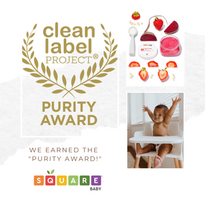 Square Baby x Clean Label Project Purity Award Logo