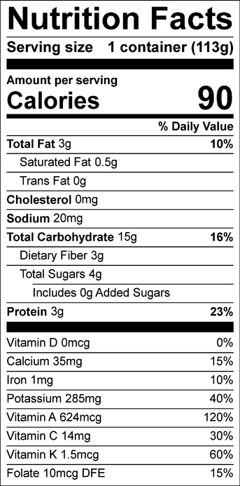 Lil Cashew Chicken nutrition_facts