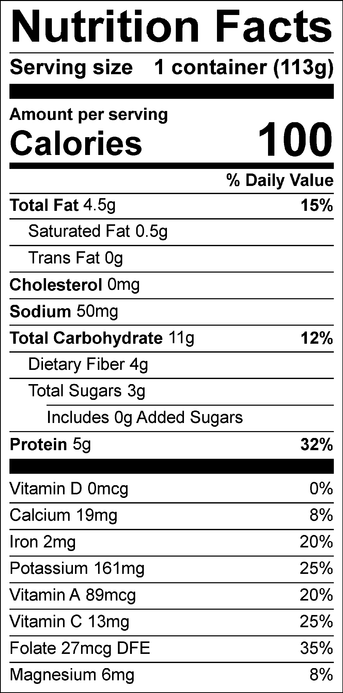 Lil Greens nutrition_facts