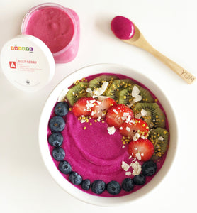square baby and baby led weaning using beet berry square meal