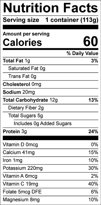Blueberry Crush nutrition_facts